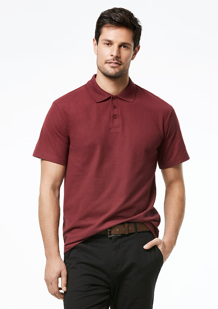 Mens Crew Short Sleeve Polo