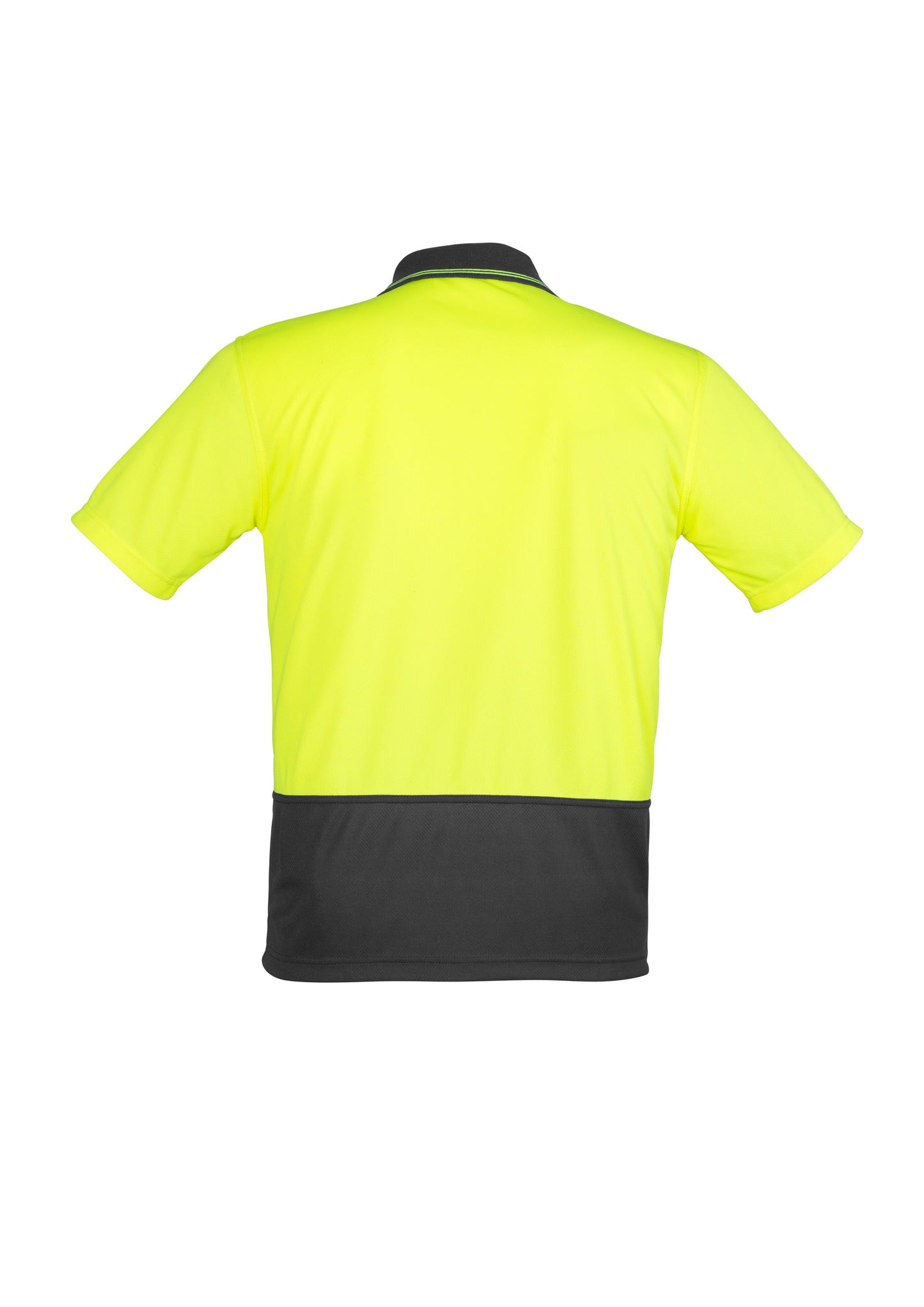 Unisex Hi Vis Basic Spliced Polo - Short Sleeve